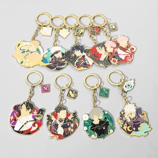 Anime Jujutsu Kaisen Chaveiro Personalizada Yuji Éri Gatoru Moda Mochila Carteira Pingente De Metal Acessórios De Festa De Aniversário Presente
