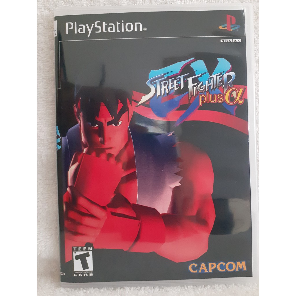 4 jogos street fighter ps1