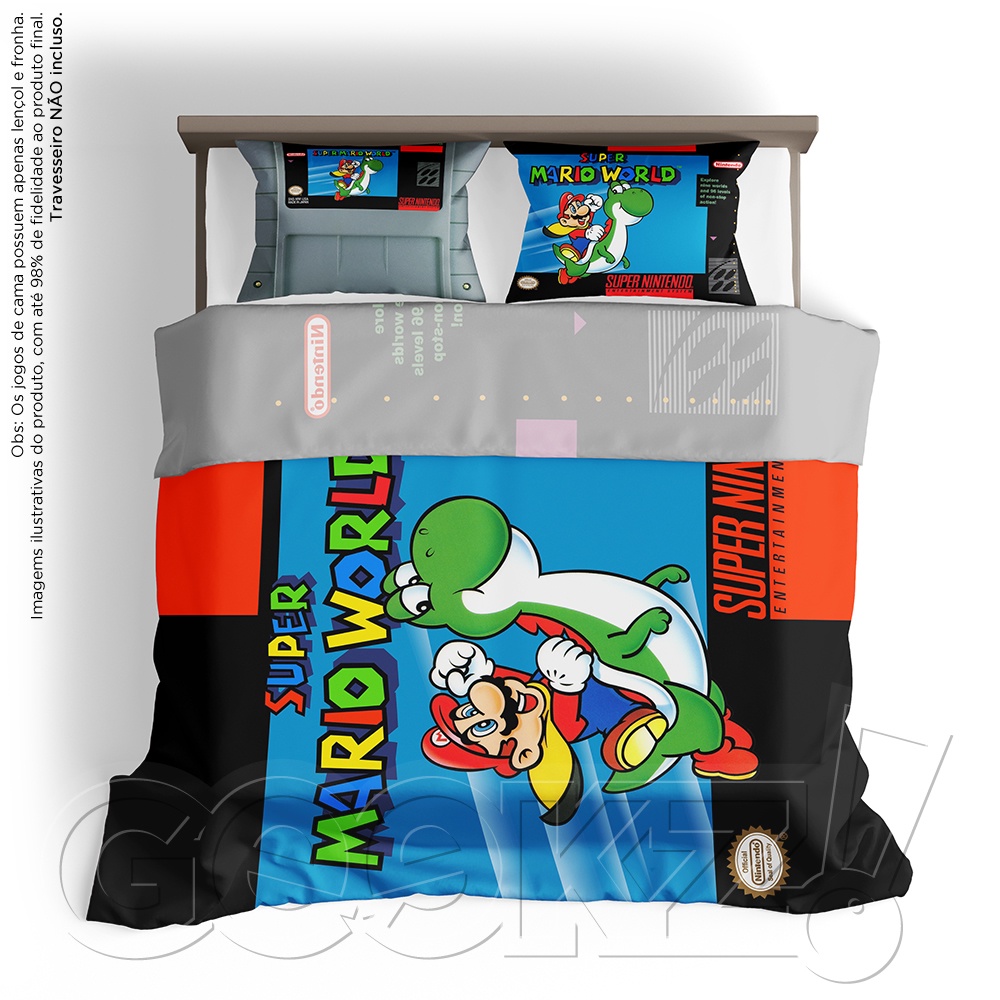 Jogo Cama Super Mario 90cm