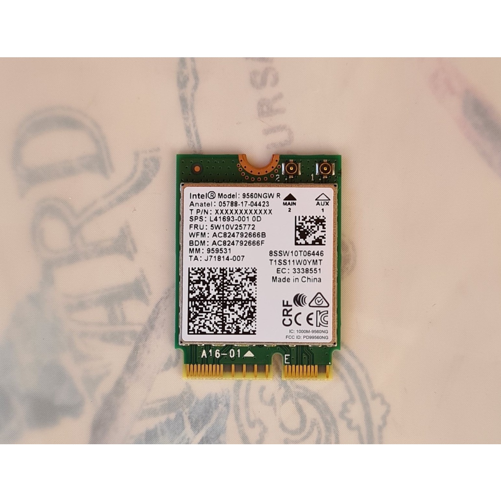 Placa De Rede Wireless 9560ngw | Shopee Brasil