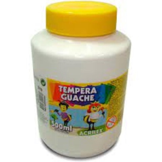 Tinta Acrílica Guache Branco 250ML - Acrilex