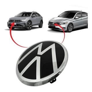 NAO COMPRE SEM LER A DESCRIÇÃO Emblema Simbolo da Grade T-Cross Jetta 2gm853601 Original Black Piano Cromado