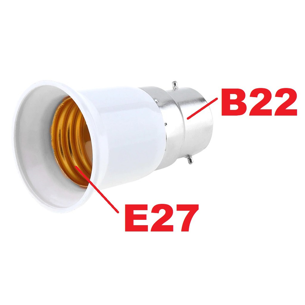 Adaptador Soquete Conversor Bocal - B22 para E27