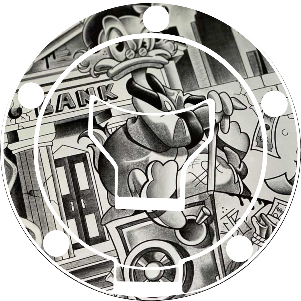 adesivo tampa de tanque