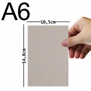 100 Folhas Papel Cartão A6 (10,5x14,8cm) Paraná Cinza Hörlle 1mm 1,4mm 1,7mm 2mm