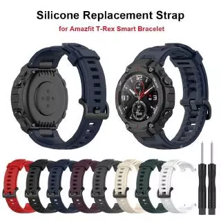 Pulseira De Silicone Para Smartwatch Relógio Inteligente Xiaomi Amazfit T-Rex/Pro