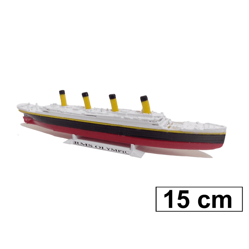Miniatura Navio Rms Olympic 15 Cm + Suporte | Shopee Brasil
