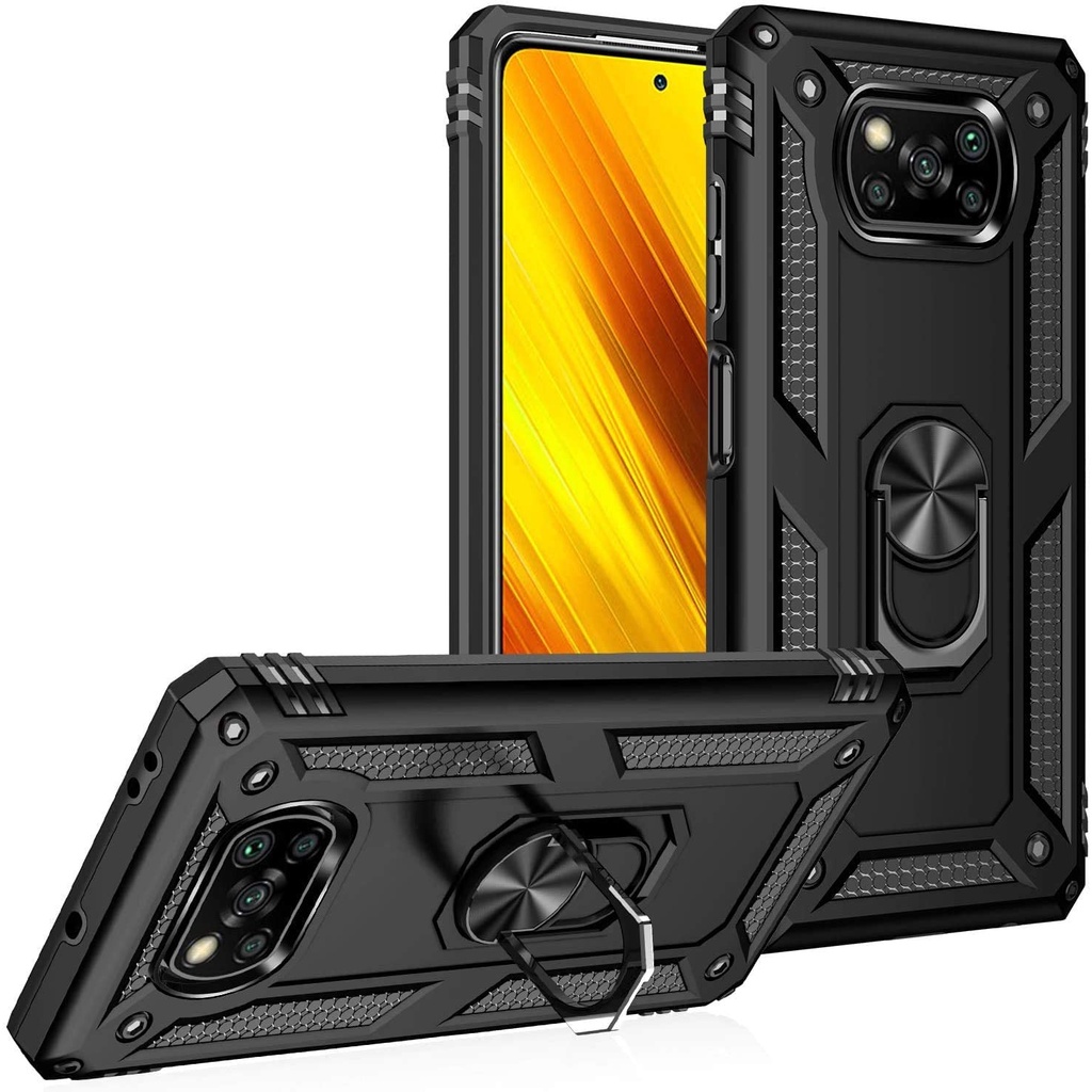 Capa Capinha Anel Suporte Metal Gira 360 Xiaomi Poco X3 Nfc Poco X4 Pro 5gpoco X5 Propelicula 5371