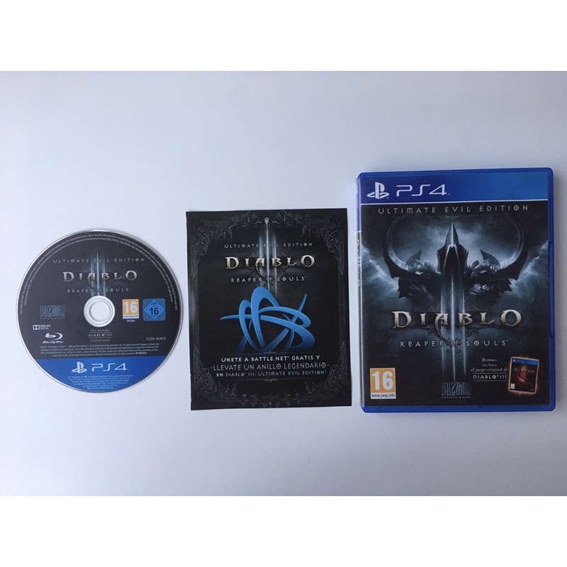 Jeu Diablo III: Reaper Of Souls - Version FR/EU Complète - PS4 - Bon état