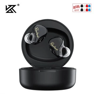KZ SKS TWS Fones De Ouvido Bluetooth 5.2 1BA 1DD Híbrido Jogo Controle Toque Cancelamento Ruído Esporte Sem Fio Z1 Z3 S2