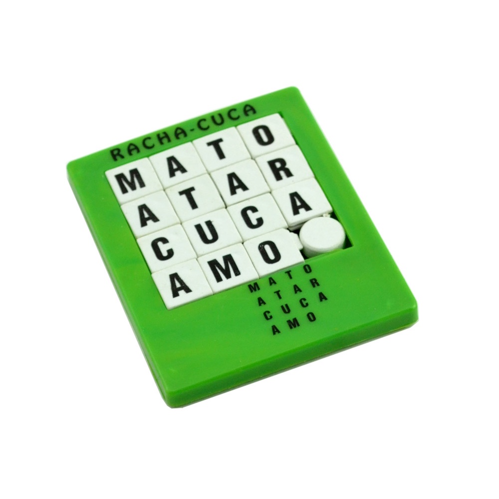 Racha Cuca - Jogo Quebra Cabeça LETRAS - Kit com 3