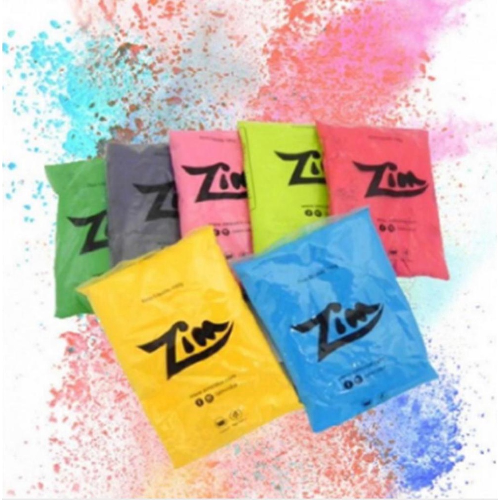 10 Pacotes 100g Pó Colorido Festa Holi Zim Color Cores Sortidas ...