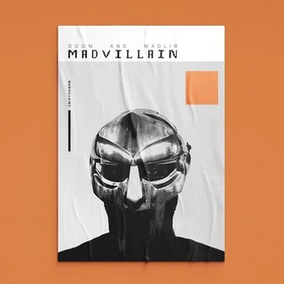 Poster MF Doom - Madvillain / Tamanho A3