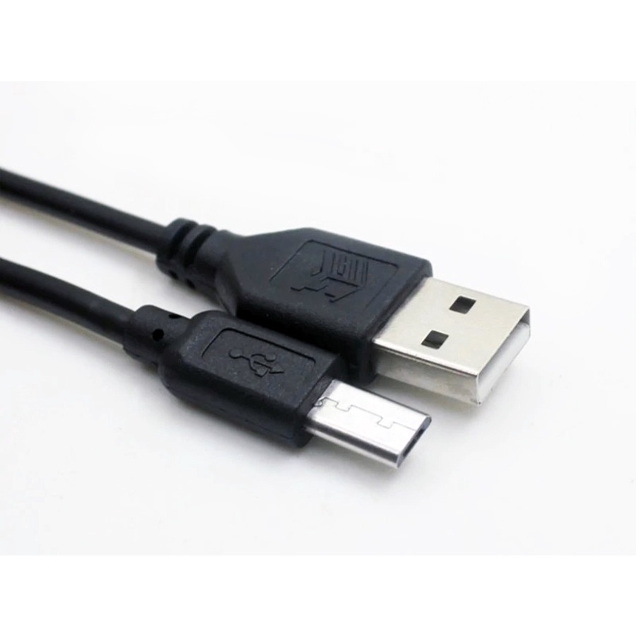 Green Cell Cavo USB-A - Micro USB 25cm Cavo piatto corto Nero Compatibile con Kompatibel mit Quick Charge 3.0 per Powerbank, Samsung, Xiaomi, Huawei, Kindle, Nexus, Telefoni Android