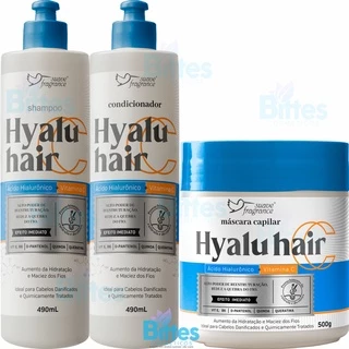 Kit Capilar Hyalu Hair Suave Fragrance Cosméticos Ácido Hialurônico Reconstrução
