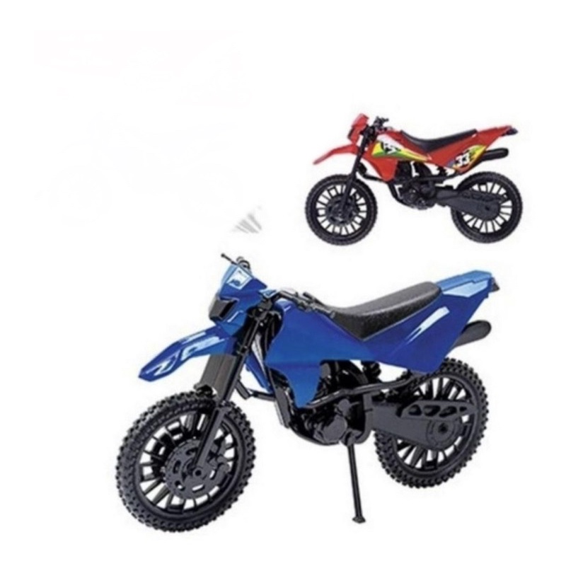 Moto Trilha Moto Cross Diversão Para Crianças Tamanho 18 cm TS Toys  Aventura