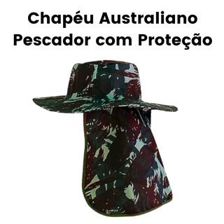Chapéu Camuflado com Proteção
