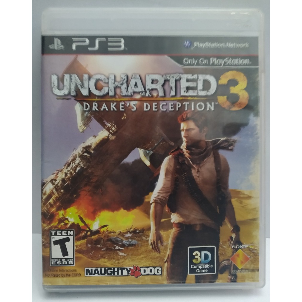 Uncharted 3 - Jogo para PS3