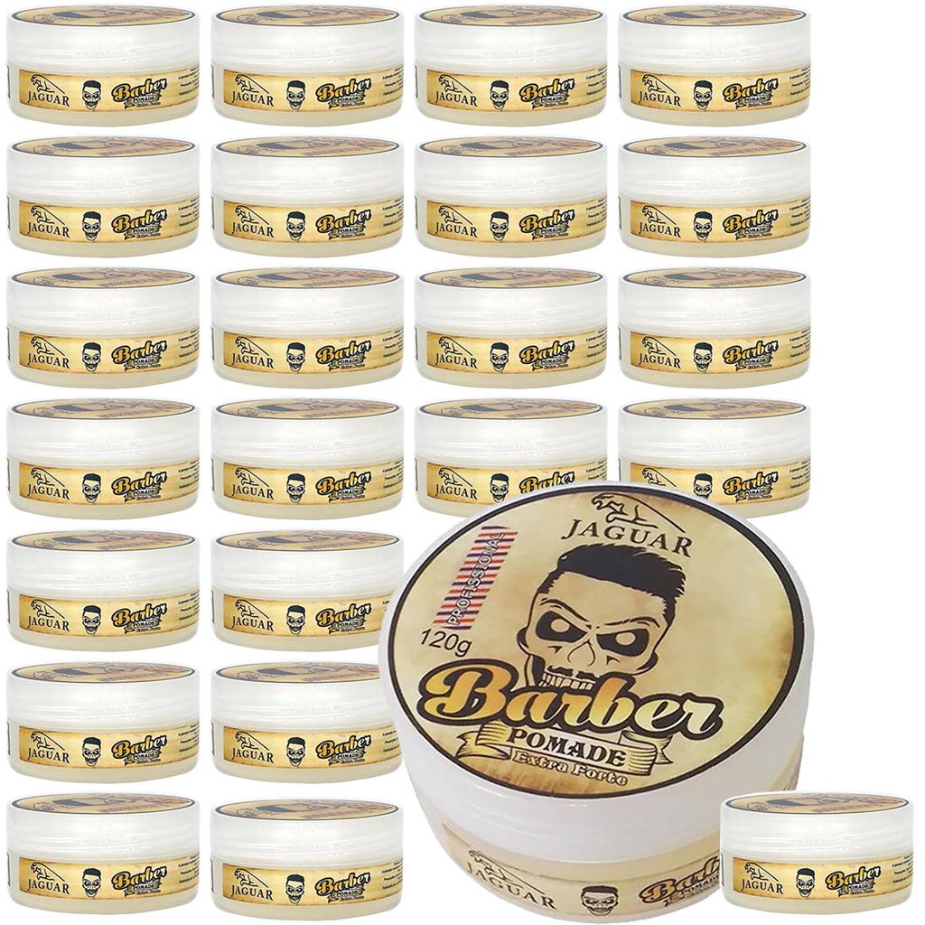 KIT c/ 24 Pomadas Baber Extra-Forte Jaguar 120g | Shopee Brasil