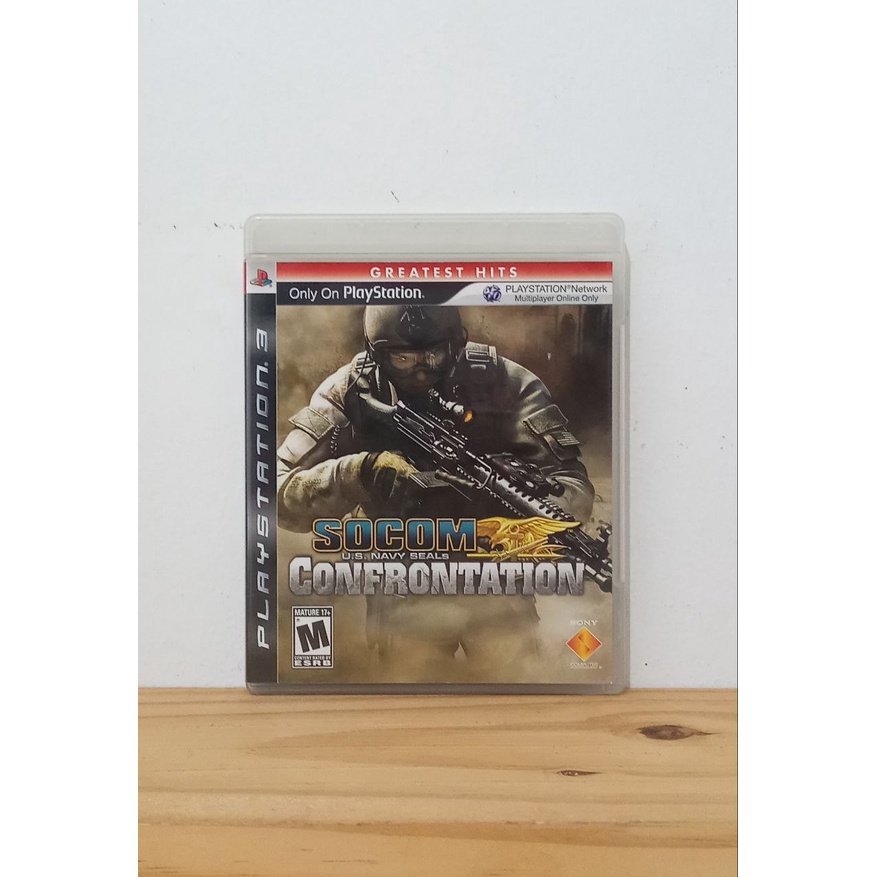 Socom Confrontation: U.S. Navy Seals - Greatest Hits - Playstation 3 - Incompleto - Original - Play 3 - Ps3 - Região 1 (americano) - Código BCUS 98183