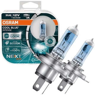Lâmpada Osram Cool Blue Intense Next Gen H4 Super Branca Par 5000K 55/60W - Efeito LED