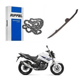 Kit Corrente Do Comando Fazer 250 Lander 250 Com Guia Riffel
