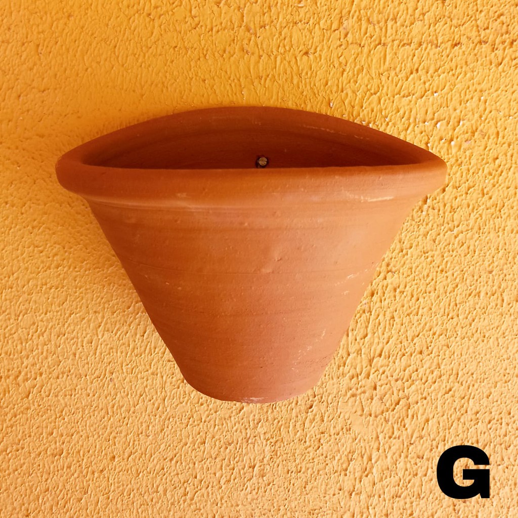 Vaso de barro para planta de parede-G | Shopee Brasil