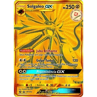 Carta Pokemon Solgaleo GX Português Promo Original Copag