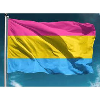 Bandeira do Orgulho Pansexual em cetim