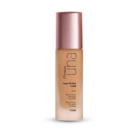 Base Matte Gold FPS 25 Una - Natura | Shopee Brasil