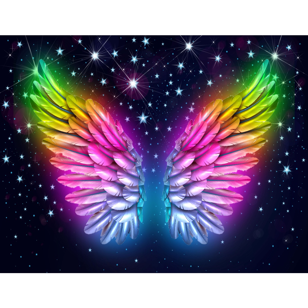 painel festa decoração aniversario asa de anjo asas anjos tijolos neon medidas