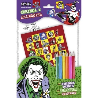 Coringa e Arlequina - Diversão para Colorir