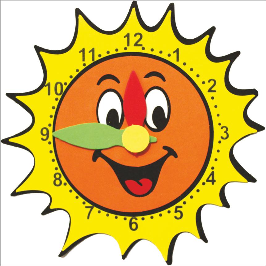 Relógio Escolar Sol Feliz Painel Escolar Didático | Shopee Brasil
