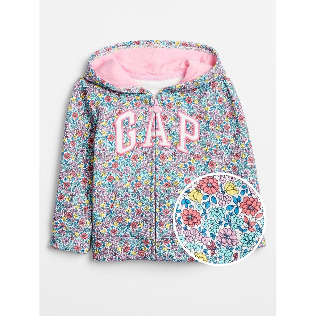 Casaco Moletom Gap Infantil Menina Kids Floral