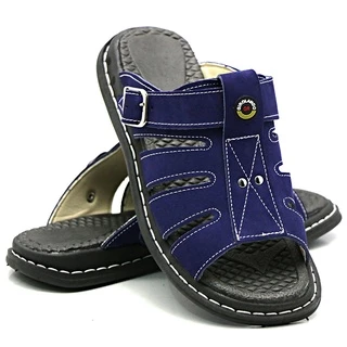 Sandália Franciscana Anti Stress Chinelo Masculino Couro Oferta