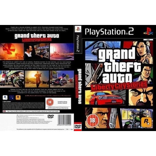 Carátula oficial de Grand Theft Auto Liberty City Stories - PS2
