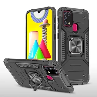 Capa Capinha Anti Impacto Anel para Samsung Galaxy M31/m21s(película de vidro opcional)