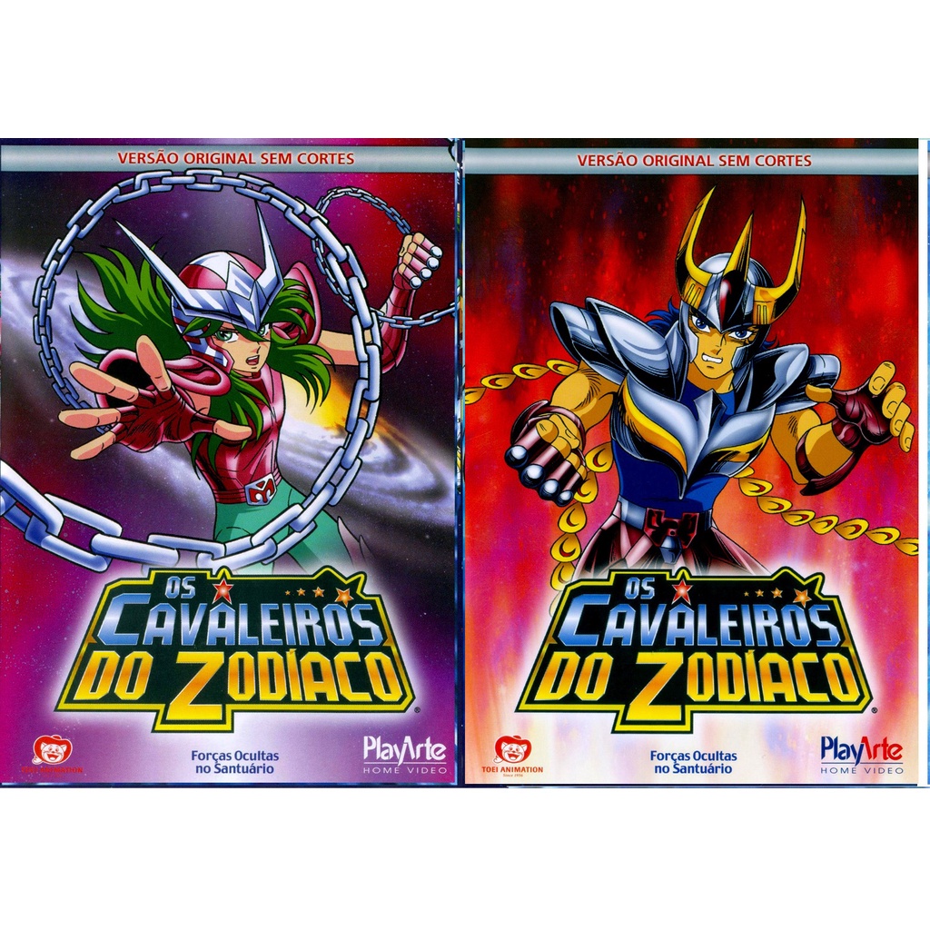 Cavaleiros do Zodíaco força oculta no santuário 2dvd favor comprar