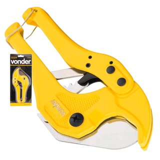 Alicate Cortador De Tubos Pvc Vonder ate 42 mm Lamina Aco VDO543 Corte Limpo