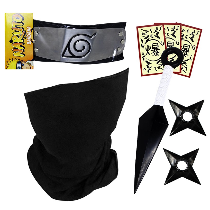 Kunai naruto e bandana junto disponivel