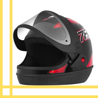 Capacete Sport Moto 788 Pro Tork Fechado Viseira automática Parece San Marino Masculino e Feminino