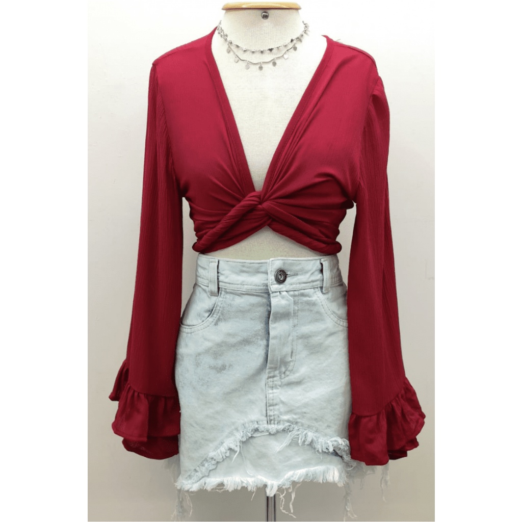 Moda Blusa Feminina Viscose Pronta Entrega Cropped Tendencia Plus Size Shopee Brasil