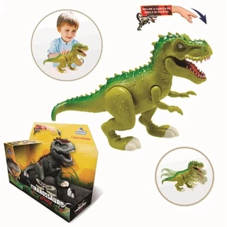 Boneco Dinossauro Tiranossauro Rex Attack com Som e Luz