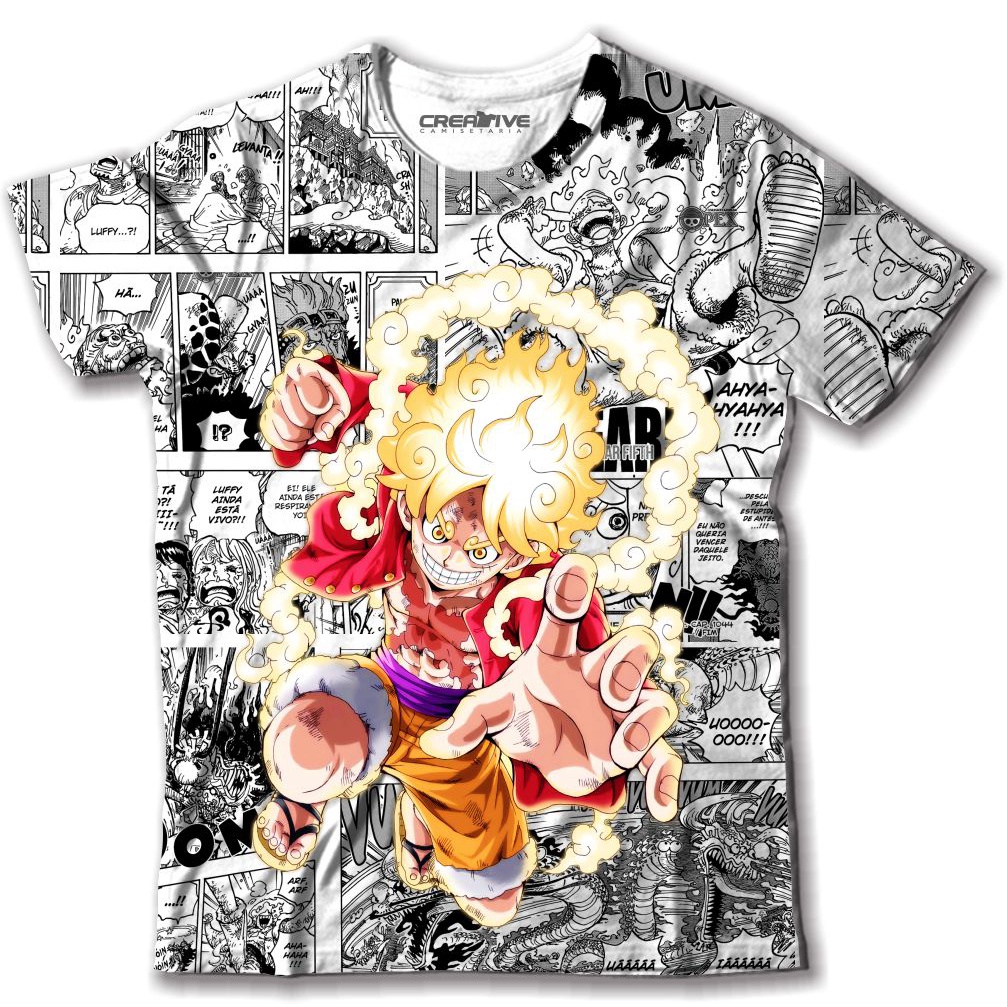 Luffy gear 5 camiseta roblox