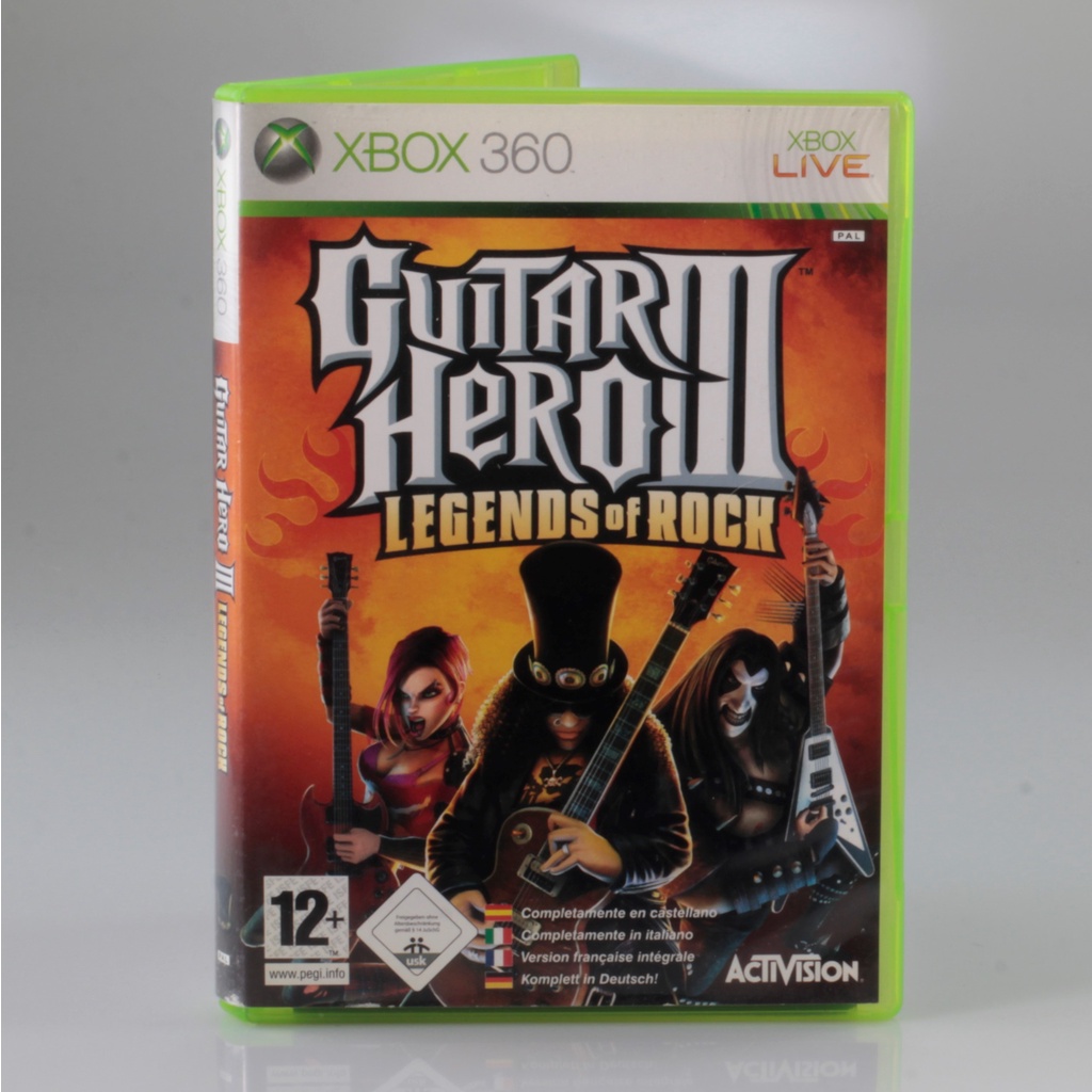 Guitar Hero III Legends of Rock Xbox 360 X360 Mídia Física Original