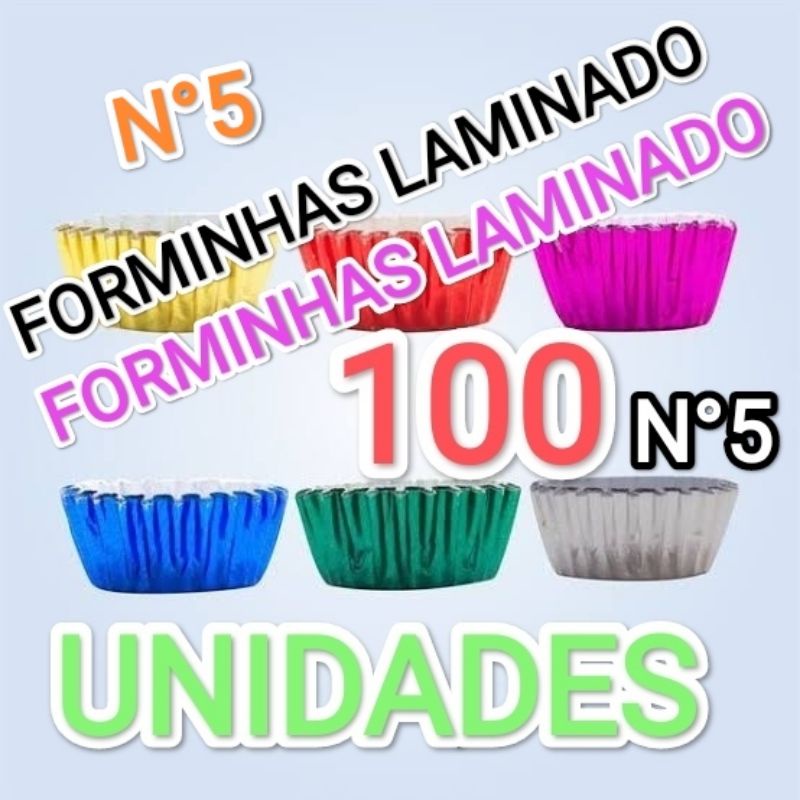 Forminha Laminada N Forminhas Para Brigadeiros Doces Laminadas Unidades Shopee Brasil