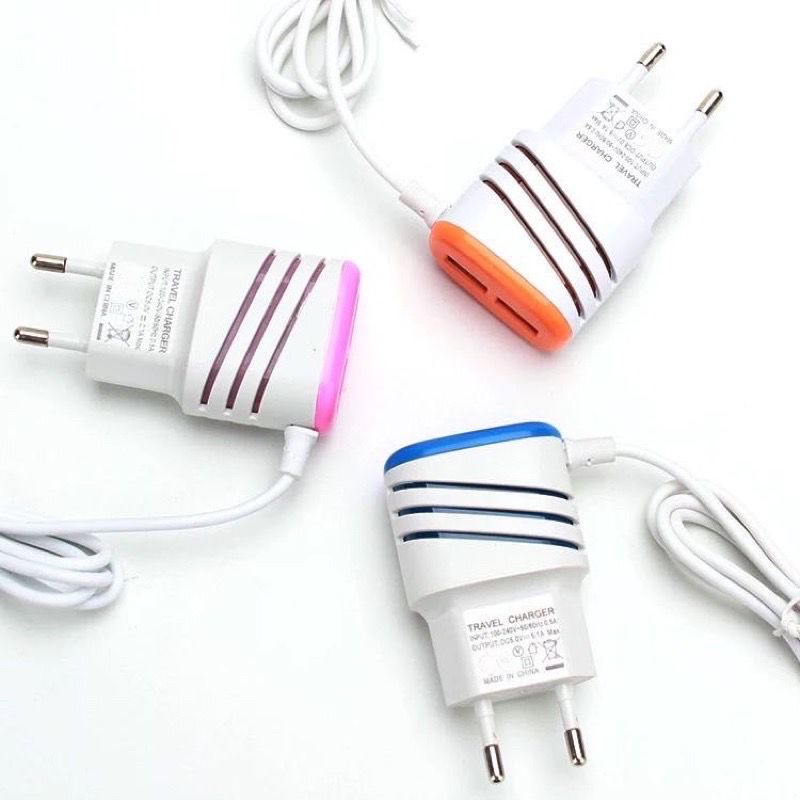 carregador turbo 2 em 1 ultra rápido v8 usb tipo C