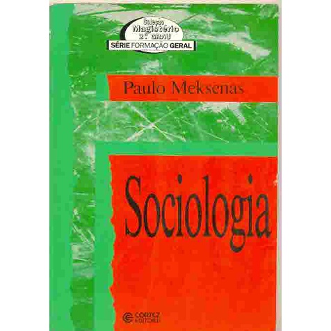 Sociologia Autor Paulo Meksenas | Shopee Brasil