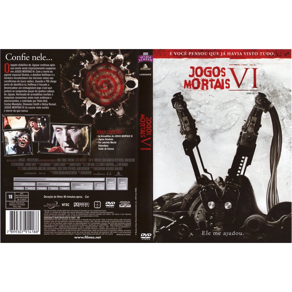 Espiral - O Legado de Jogos Mortais - DVD Capas