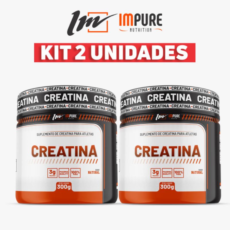 Kit 2 Creatinas 300g 100% pura – Impure Nutrition